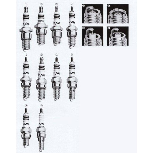 NGK エヌジーケー イリジウムプラグ CR9EIA-9 6289 KAWASAKI カワサキ