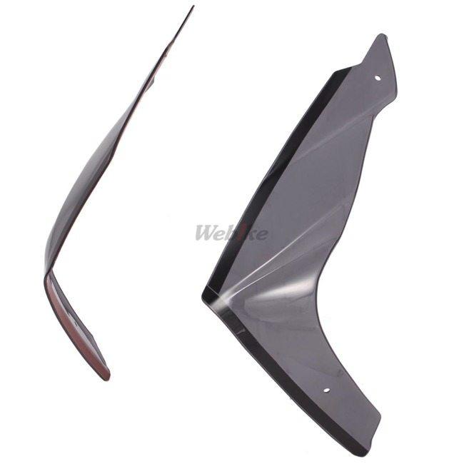 ☆アドレスV125S用 旭風防 ショートバイザー スモーク AD-21☆ウインド