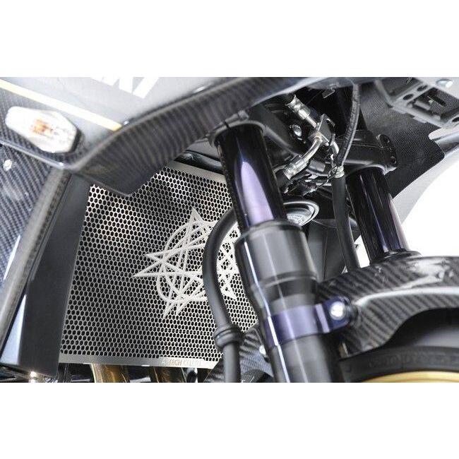 A-TECH ラジエターコアガード 美品　ZRX1200 エーテック A-TECH（エーテック） ラジエーターコアガード ZRX1200ダエグ KAWASAKI