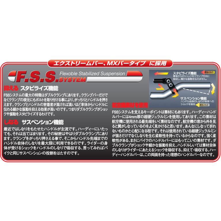 HARDY ハーディー MXハンドルバータイプII ミディアム ハンドルカラー：シルバー ハンドルバー ハンドル | HARDY | 03