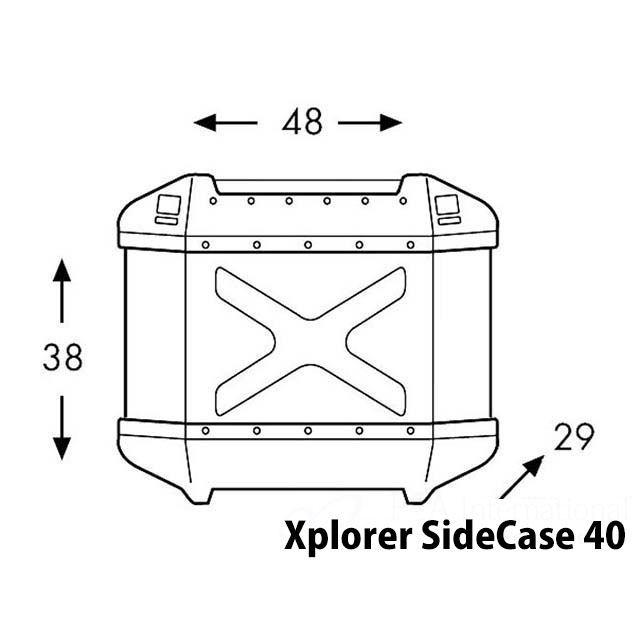 HEPCO＆BECKER ヘプコ＆ベッカー サイドケース Xplorer／エクスプローラー 40 タイプ：右側 サイドケースホルダー搭載車 パニアケース 車体用バッグ・ケース | ヘプコ＆ベッカー | 04