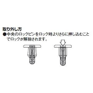 K-CON キタココンビニパーツ プッシュリベット クリップ・プッシュリベット | ブランド登録なし | 02