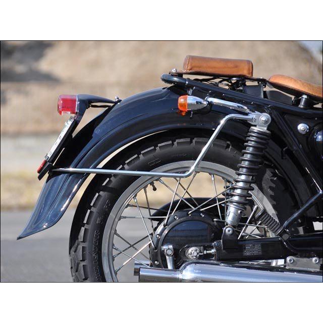 リアル CHIC DESIGN CHIC クラシックテールランプ(ルーカス大)付き DESIGN:シックデザイン リア クラシックフェンダー カラー 外装パーツ W650(99〜09年) ルーカスSテール付き クラシックフェンダー リア 未塗装(黒ゲル仕上げ) CHIC DESIGN(シックデザイン)