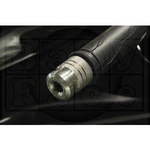 BABYFACE ベビーフェイス ハンドルバーエンド ロング カラー：ステンレス KAWASAKI カワサキ バーエンド ハンドル | babyface