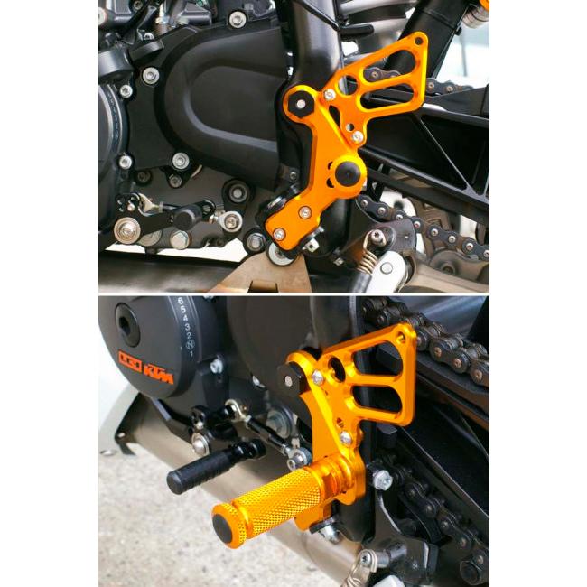 BABYFACE ベビーフェイス バックステップキット カラー：ブラック 690DUKE R KTM バックステップ ステップ 足回り