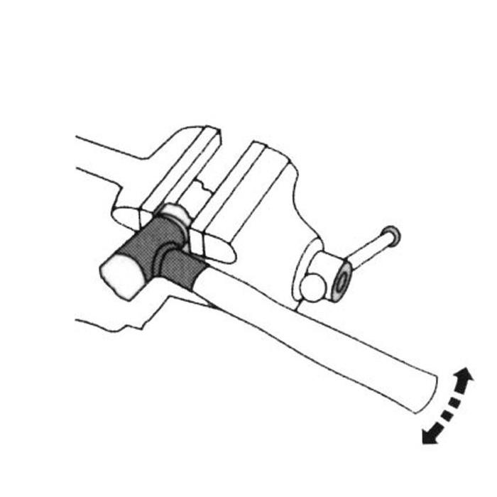 PB ピービー ナイロンハンマー替ヘッド (平) ヘッド径 (Φmm)：27 プラスチックハンマー ハンマー ハンドツール | ブランド登録なし | 01