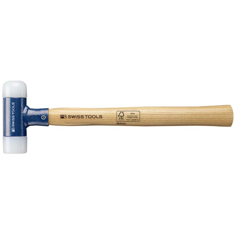 PB ピービー 無反動ナイロンハンマー 打撃ヘッド径 (Φmm)：35 無反動ハンマー ハンマー ハンドツール | ブランド登録なし | 01