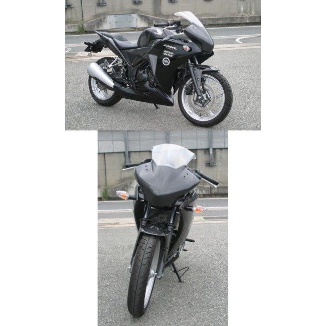 A-TECH エーテック ゼッケンプレート 素材：FRP／白 CBR250R (2011-) HONDA ホンダ ゼッケンカウル カウル関連 外装 | A-TECH | 03