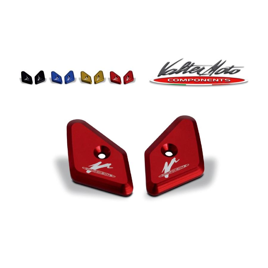 Valter Moto Components バルターモトコンポーネンツ ブロックオフ カラー：ブルー ZX-10R KAWASAKI カワサキ ミラーホールカバー ハンドル