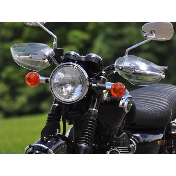 CHIC DESIGN シックデザイン ガイラガントレット スクリーンカラー：クリア W800 KAWASAKI カワサキ ハンドガード・ナックルガード ハンドル周辺パーツ