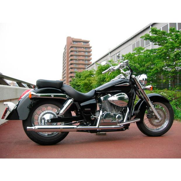 シャドウ750 　ケンテックマフラー KENTEC ケンテック クラシック2IN1マフラー (FL) シャドウ750