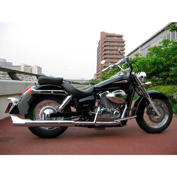 シャドウ750 　ケンテックマフラー KENTEC ケンテック クラシック2IN1マフラー (フィッシュ