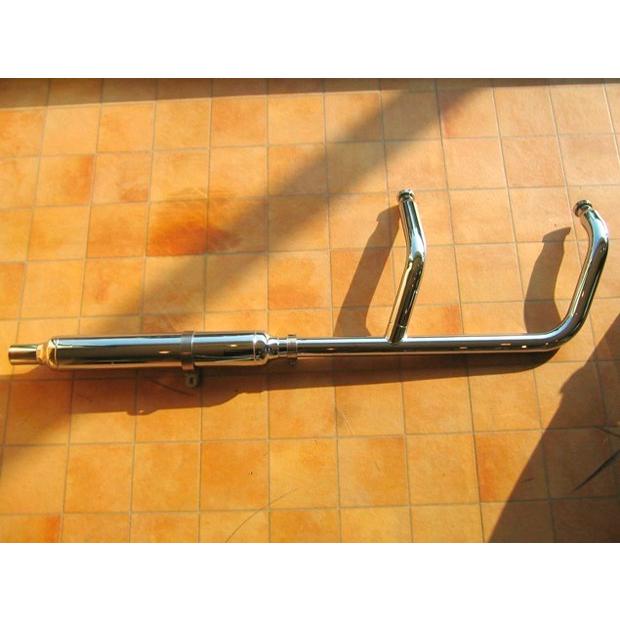ケンテック クラシック2IN1マフラー ホンダ シャドウ400 バイクカバー付き KENTEC ケンテック クラシック2IN1マフラー (FL) シャドウ400