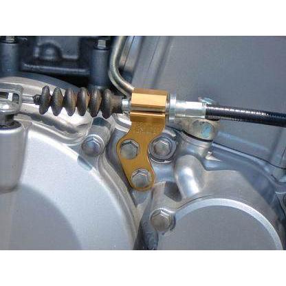K&T ケイアンドティー クラッチケーブルホルダー カラー：ゴールド D-TRACKER [Dトラッカー] KAWASAKI カワサキ 駆動系 | K＆T | 03