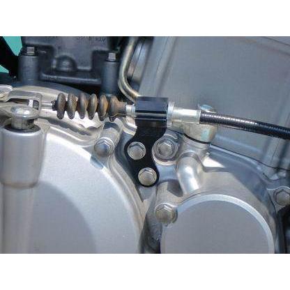 K&T ケイアンドティー クラッチケーブルホルダー カラー：シルバー D-TRACKER [Dトラッカー] KAWASAKI カワサキ 駆動系 | K＆T | 02