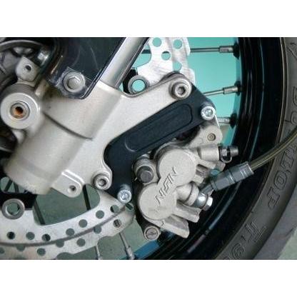 K&T ケイアンドティー フロントディスク取り付けサポート キット-1 サポートカラー：ブラックアルマイト D-TRACKER [Dトラッカー] KAWASAKI カワサキ | K＆T | 01