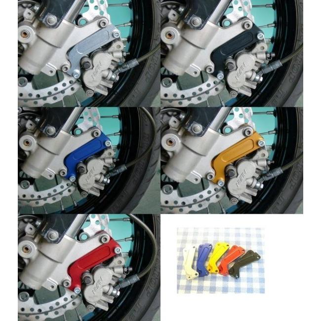 K&T ケイアンドティー フロントディスク取り付けサポート カラー：ゴールド D-TRACKER [Dトラッカー] KAWASAKI カワサキ キャリパーサポート・ブラケット | K＆T | 01