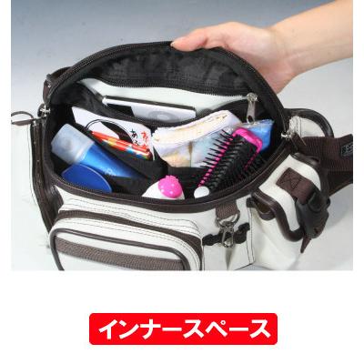 ROUGH＆ROAD ラフ＆ロード F-ラフウエストバッグ カラー：ブラック×レッド ウエストポーチ・ヒップバッグ バッグ | ラフ＆ロード | 03