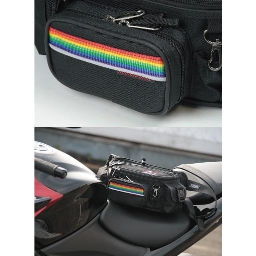 ROUGH＆ROAD ラフ＆ロード F-ラフウエストバッグ カラー：ブラック×レッド ウエストポーチ・ヒップバッグ バッグ | ラフ＆ロード | 07