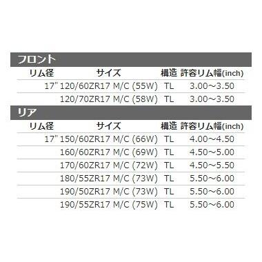 SHINKO シンコー R010 【160/60ZR17 M/C 69W TL】 タイヤ オンロードタイヤ・スポーツ オンロードタイヤ | SHINKO（タイヤ） | 02