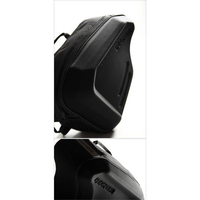 DEGNER デグナー スポーツダブルバッグ ブラック／レッドパイピング サイドバッグ 車体用バッグ・ケース | ブランド登録なし | 03