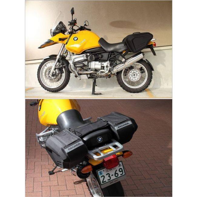 DEGNER デグナー スポーツダブルバッグ ブラック／レッドパイピング サイドバッグ 車体用バッグ・ケース | ブランド登録なし | 04
