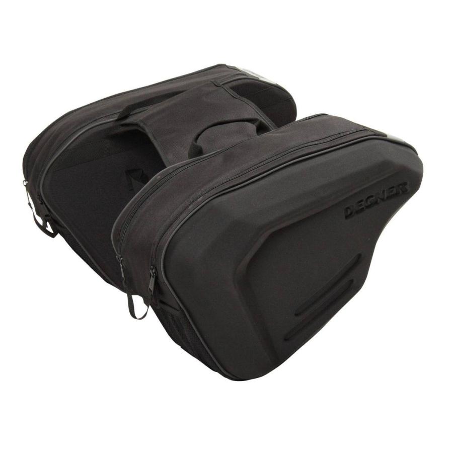 DEGNER デグナー スポーツダブルバッグ ブラック／ガンメタリックパイピング サイドバッグ 車体用バッグ・ケース | ブランド登録なし