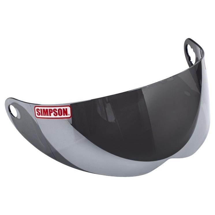 SIMPSON NORIX シンプソンノリックス ミラーシールド 共通 カラー：クローム／ライトスモークベース DIAMONDBACK SUPER BANDIT 13(SB13) OUTLAW RX10 RX12 Pro | SIMPSON（バイク）
