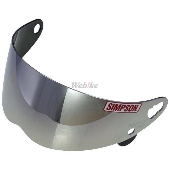SIMPSON NORIX シンプソンノリックス ミラーシールド 共通 カラー：クローム／ライトスモークベース DIAMONDBACK SUPER BANDIT 13(SB13) OUTLAW RX10 RX12 Pro | SIMPSON（バイク） | 01