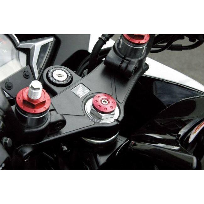 SP武川 SPタケガワ ステアリングステムキャップ カラー：レッドアルマイト HONDA ホンダ その他トリプルツリー関連オプション・補修部品 ハンドル | スペシャルパーツ武川 | 01