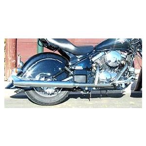 American Dreams（バイク） - American Dreams アメリカンドリームス 2インチ1 ロングバズーカフィッシュマフラー バルカン400 バルカン800 KAWASAKI カワサキ フルエキゾーストマフラー