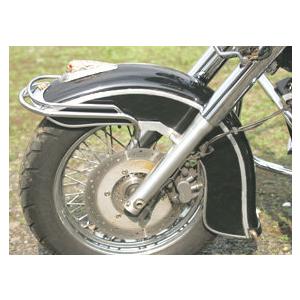 HONDAシャドウ400NC34純正スタッズ付き黒バイクフロントフェンダー American Dreams（アメリカンドリームス） クラシックフロント