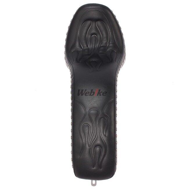 American Dreams アメリカンドリームス DS250クラシックフェンダー専用 コブラシート ファイヤーパターン Wスタッド 黒 ドラッグスター 250 YAMAHA ヤマハ 外装 | American Dreams（バイク） | 04