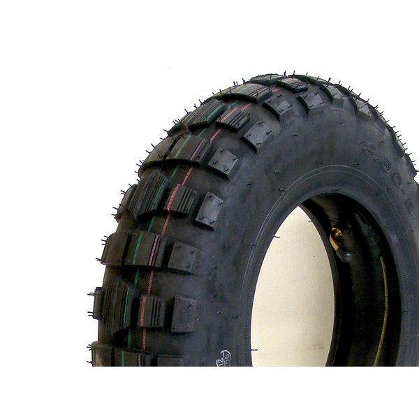 田中商会(TANAKA) タナカショウカイ 純正タイプ ブロックタイヤ 3.50-8 【3.50-8】 タイヤ 汎用 オンロードタイヤ・スクーター/ミニバイク オンロードタイヤ | ブランド登録なし | 01
