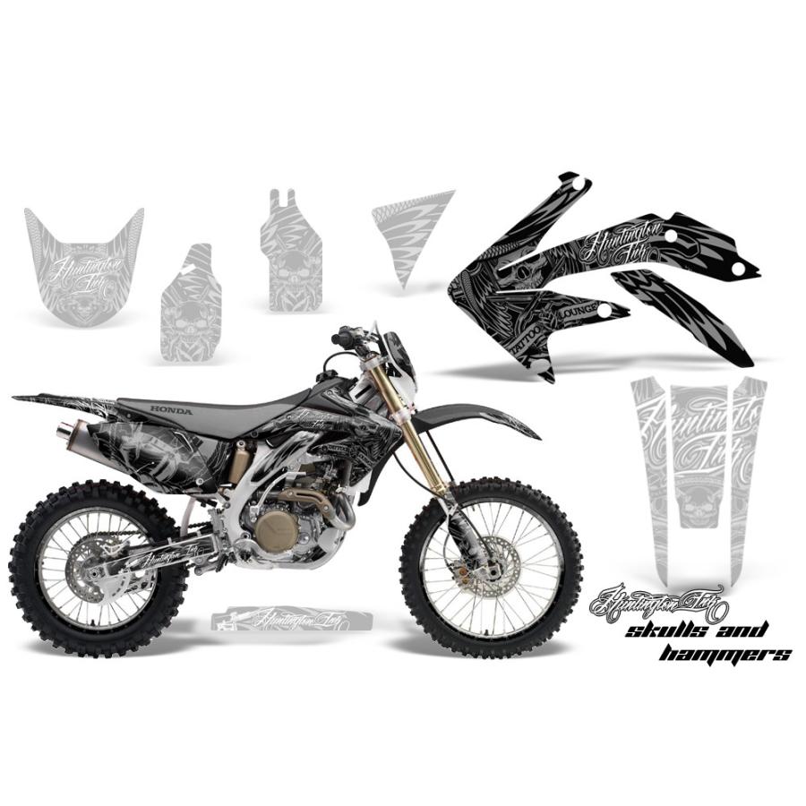 Dトラッカー250（LX250E）　シュラウド　skinデカール　左右セット 未使用 Dトラッカー KLX250 シュラウド デカール typeEVL 白青