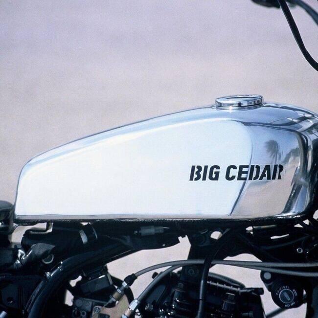 BIGCEDAR（ビッグシーダー） フラットサイドアルミタンク TW200 TW225