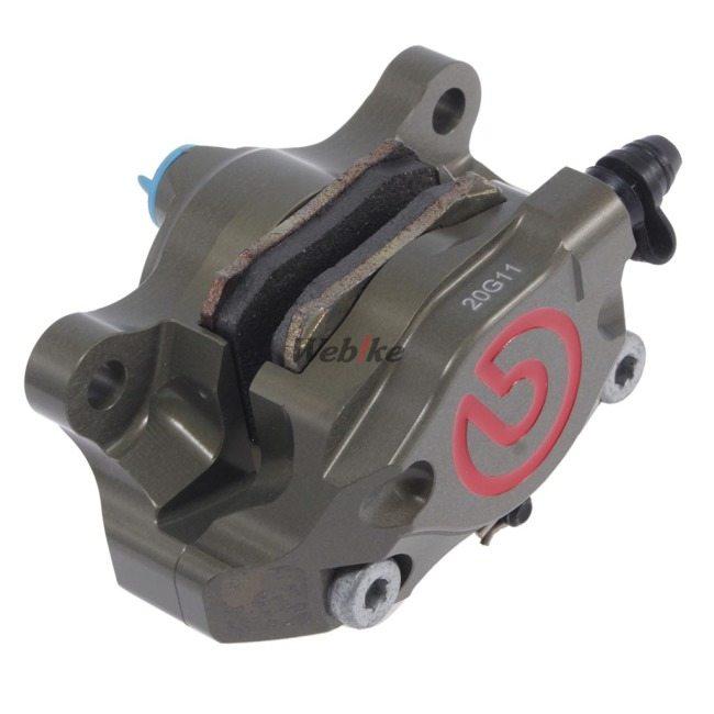 brembo ブレンボCNCキャリパー　84mmピッチ brembo ブレンボ新カニキャリパー チタニウムアルマイト レッドロゴ