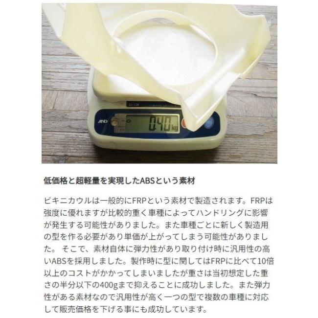 World Walk ワールドウォーク 汎用ビキニカウル DS-01 【Rタイプ】 カラー：パールサンビームホワイト / スクリーンカラー：スモーク ビキニカウル カウル関連_9