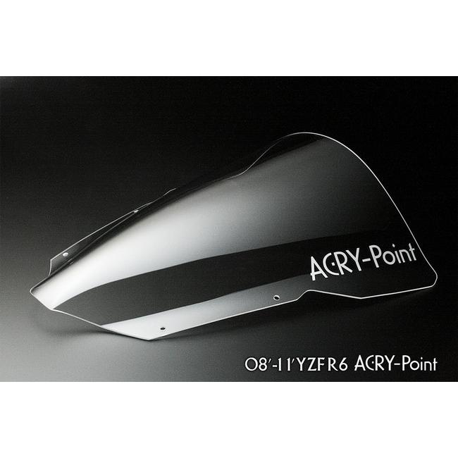 ACRY-Point アクリポイント レーシングタイプスクリーン YZF-R6 YAMAHA ヤマハ スクリーン 外装