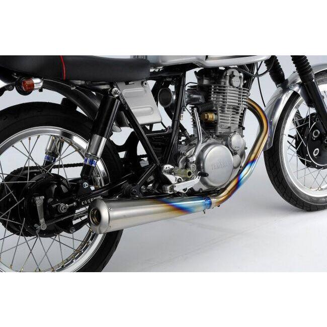 K*u様 SR400 1JR キャブ用 over チタンマフラー オーバーチタン OVER RACING（オーバーレーシング） OVER オーヴァー チタンメガホン