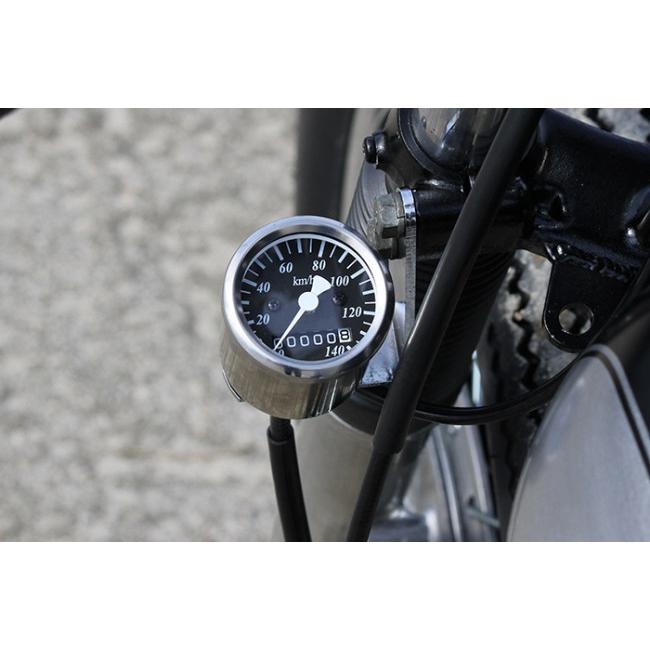 YAMAHA SR500スピードメーターセット　オリジナルメーターステーつき GOODS（グッズ） サイドマウントメーターキット Φ48 SR400 SR500