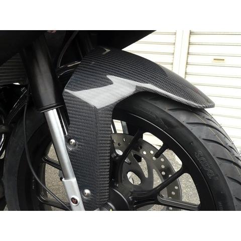 A-TECH エーテック フロントフェンダー STD 素材：FRP／ブラック(FB) RS4 125 APRILIA アプリリア フェンダー関連 外装_1