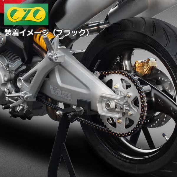 CYC CHAIN CYCチェーン 525-120L カラーシールチェーン【ソリッドカラー】(ブラック) SHADOW600 [シャドウ ...