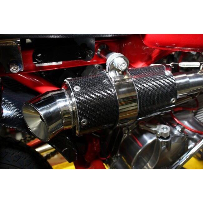 MINIMOTO（ミニモト） モンキーZ50J・REVアップマフラーカーボン製