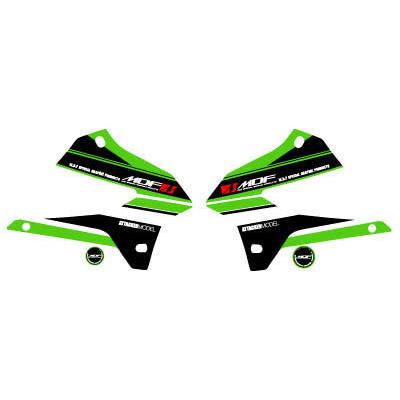 MDF エムディーエフ 車種別グラフィックデカールキット KLX250アタッカ シュラウド部分、左右セット KLX250 KAWASAKI カワサキ グラフィックキット 外装 | MDF