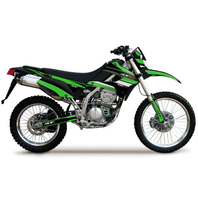 MDF エムディーエフ 車種別グラフィックデカールキット KLX250アタッカ シュラウド部分、左右セット KLX250 KAWASAKI カワサキ グラフィックキット 外装 | MDF | 01