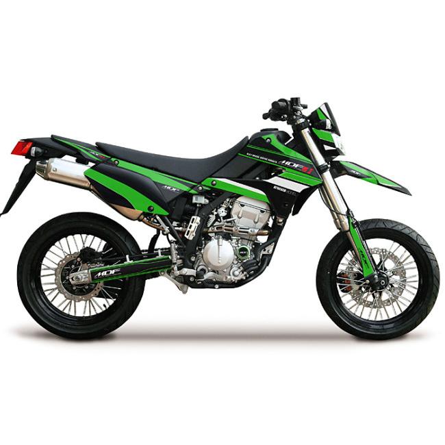 MDF エムディーエフ 車種別グラフィックデカールキット D-TRA Xアタッカ シュラウド部分、左右セット DトラッカーX KAWASAKI カワサキ グラフィックキット 外装 | MDF | 01