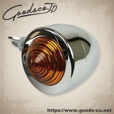 GOODS（グッズ） スモールバレットウインカー クローム [アンバー