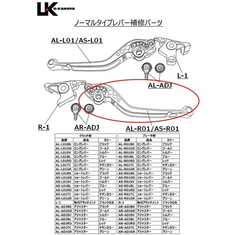 U-KANAYA ユーカナヤ 【補修パーツ】 ノーマルタイプ用 ブレーキレバー レバーカラー：ゴールド / ショートタイプ(長さ：約147mm) ハンドル周辺パーツ ハンドル | U-KANAYA
