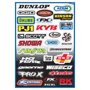 FACTORY EFFEX ファクトリーFX スポンサーステッカーキット スポンサー